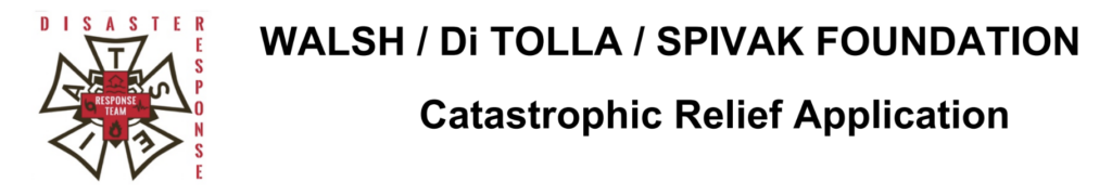 Catastrophic Relief Application link